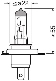 Lemputė, prožektorius ams-OSRAM 64193CBN
