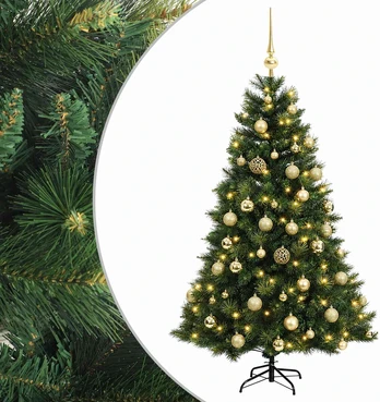 Dirbtinė kalėdinė eglutė su rutuliuku 120 cm 150 LED