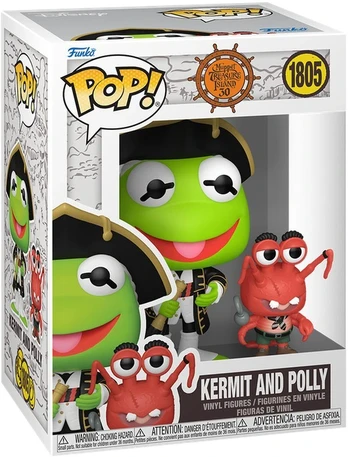 Funko POP figure The Muppet Muppet Treasure Island Kermit and Polly