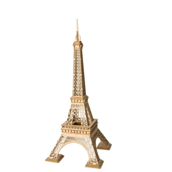 Medinis 3D galvosūkis Robotime Eiffel Tower