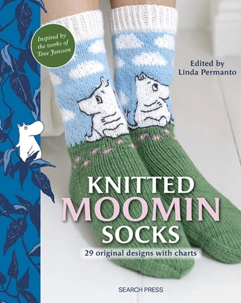 Knitted Moomin Socks, 29 Original Designs with Charts
