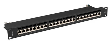 LANBERG patch panel 24port 1U cat.7 FTP | PPS7-1024-B