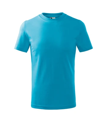 Vaikiški Marškinėliai MALFINI Basic 138 Blue atoll 160g/m2