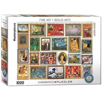 Dėlionė Eurographics, 6000-5766, Masterpieces, 1000 d.