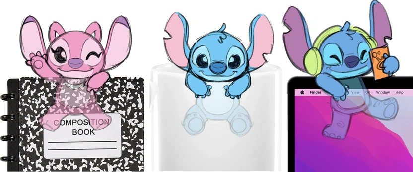 Disney Stitch - Attachmeez Asst. (302-46451)