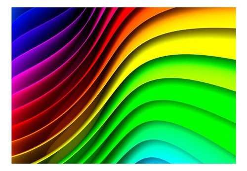 Artgeist Fototapetas - Rainbow Waves