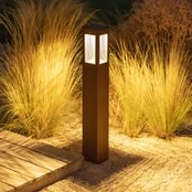 LED saulės kelio apšvietimas Tradition Sensor Corten 90cm