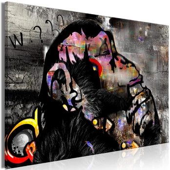 Artgeist Paveikslas - Pensive Monkey (1 Part) Wide