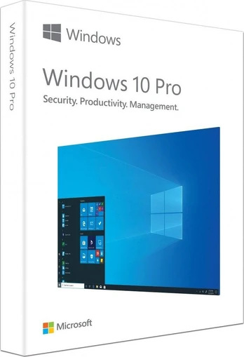 Operacinė sistema Microsoft Windows 10 Pro, 32 bitų/64 bitų, Angliška versija