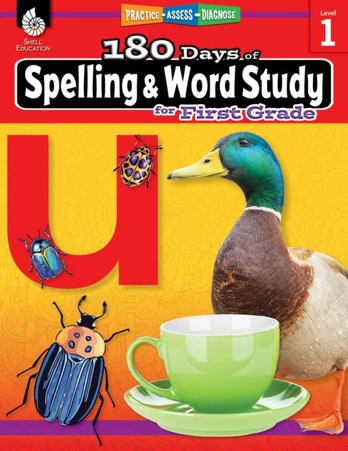 180 Days™: Spelling and Word Study for First Grade, Practice, Assess, Diagnose