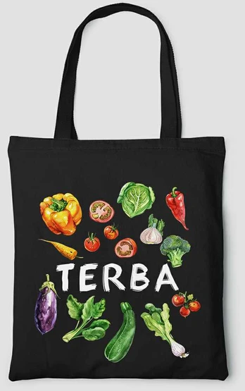 Spalvotas medžiaginis maišelis "Terba"