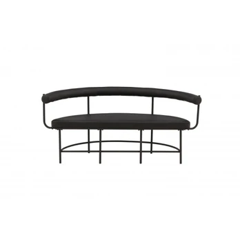 Stallhagen Bench - Black / Black PU