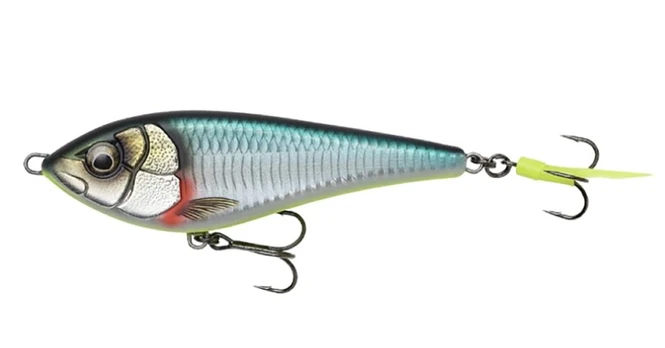 Vobleris Savage Gear Deviator Swim Green Silver Slow Sinking 14 cm