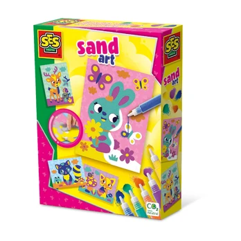 SES Creative - Sand Art - Decorate Forest Animals - (S14136)
