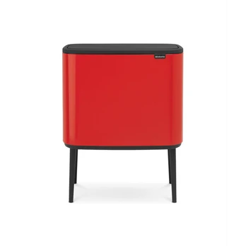 Brabantia šiukšliadėžė Bo Touch Bin, 36 l, raudona