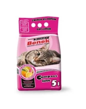 Benek Super Compact kraikas katėms su citrusinių vaisių aromatu 5 l kaina