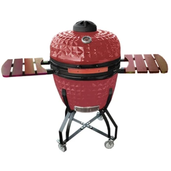 Kepsninė Kamado Grande Limited E-26 BBQ Raudona Diamond