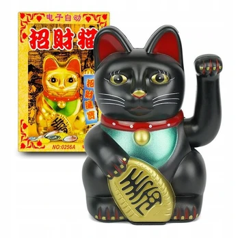 Japonų laiminga katė Maneki-Neko kinų, 1 vnt.