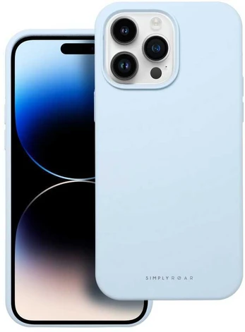 Dėklas Roar Cloud-Skin Case - for iPhone 14 Pro Max Light Mėlyna
