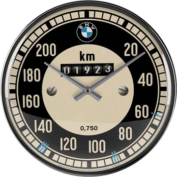SIENINIS LAIKRODIS »BMW - Tachometer«, Nostalgic-Art, M