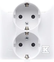 Kontakt Simon GN.SCHUKO 2-CR.Baltas SIMON54