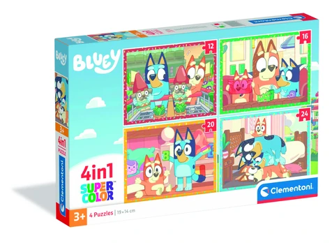 Puzzles 72 elements 4in1 Bluey