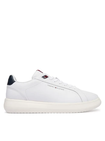Laisvalaikio batai Tommy Hilfiger Light Chunky Leather Sneaker FM0FM06000 Balta