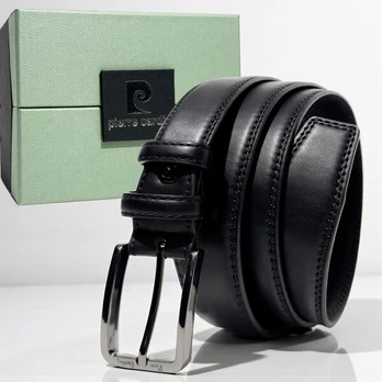 Pierre Cardin odinis diržas vyrams, juodas, 120