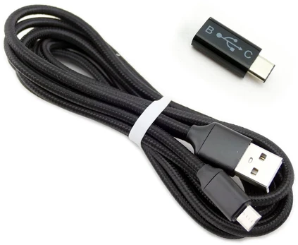 Dolaccessories Kabelis 1m micro Usb 2.0 + Usb c Dell Venue 7