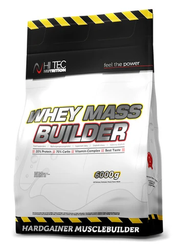 Preparatas masei auginti Hi Tec Whey Mass Builder, 6000 g