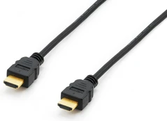 Equip HDMI HS Ethernet 1.4 A-A St/St 1.8m 4K30Hz HDR sw Polybeutel kaina