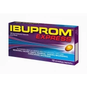 IBUPROM EXPRESS 400 mg minkštosios kapsulės N10 kaina