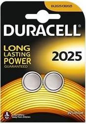 DURACELL - LITHIUM BUTTON CELL 3 V DL2025 BL2 - 2 pcs