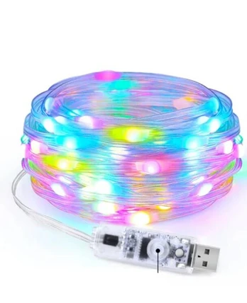 Kalėdinė girlianda, 150 LED, 15 m.