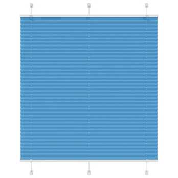 Plisuota žaliuze mėlyna 120x150 cm Audinio plotis 119,4 cm