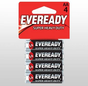 Fujitsu Energizer Bateria EVERREADY SUPER HEAVY DUTY AA R6/4vnt..