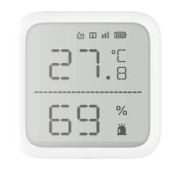 Vidaus temperatūros ir drėgmės HIKVISION  matuoklis DS-PDTPH-E-WE AX PRO