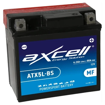 Axcell MF 4Ah 80A  -/+ 12V akumuliatorius 113x70x105mm