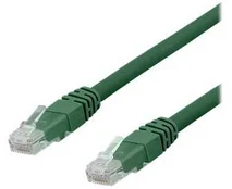 DELTACO U/UTP Cat6a patchkabel, LSZH, 5m, Žalias