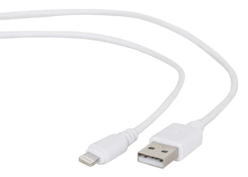 CABLE LIGHTNING TO USB2 2M/WHT CC-USB2-AMLM-2M-W GEMBIRD