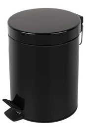 Šiukšliadėžė, juoda, 5 l