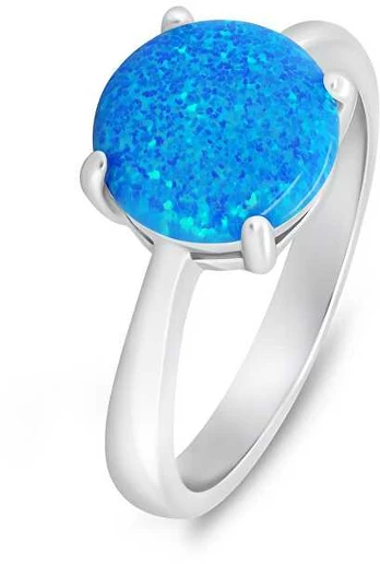 Brilio Silver Charming sidabrinis ring with opal RI105WB