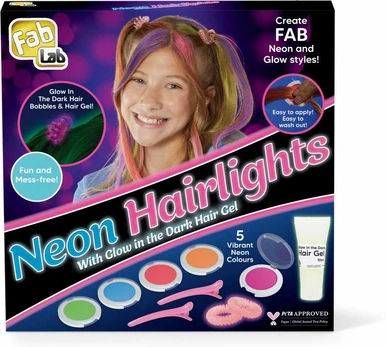FabLab Fab Lab Hair Lights - pimeässä hohtavat hiusvärit