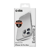 Dėklas SBS Extreme Cover X2 for iPhone 16 Pro Max, transparent kaina