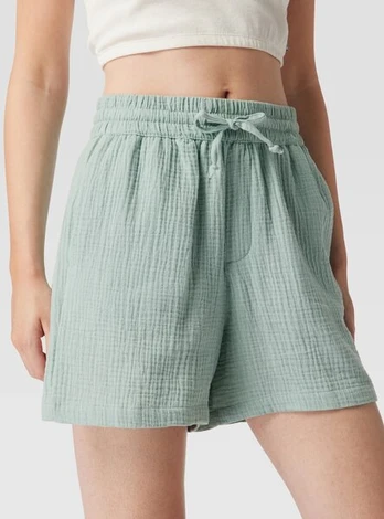 Tom Tailor Denim žali medvilniniai šortai, S dydis, S