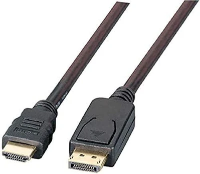EFB AV adapteris DisplayPort auf HDMI A, St.-St., 1,0 m, juodas
