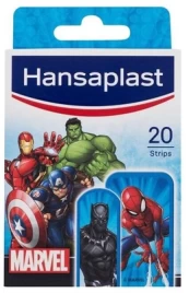 Pleistrai Hansaplast Marvel, 20 vnt. kaina