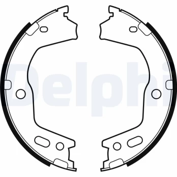 DELPHI LS2154 Brake shoe set
