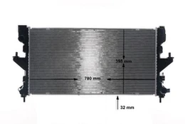 Radiatorius, variklio aušinimas MAHLE CR 2106 000S