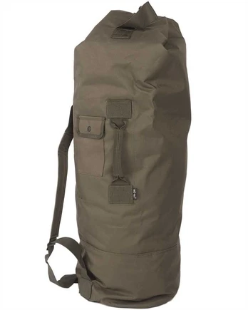 Mil-Tec OD US POLYESTER DOUBLE STRAP DUFFLE BAG